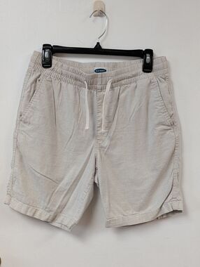 Old Navy Men's S Light Cream Drawstring Athletic Shorts
